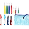 thumbnail image 1 of Thread Remover Kit, Metal Seam Ripper Set Hand Held Stitch Ripper Sewing Tools Handy Stitch Ripper Sewing Tool for Opening Seams Hems, 1 of 5