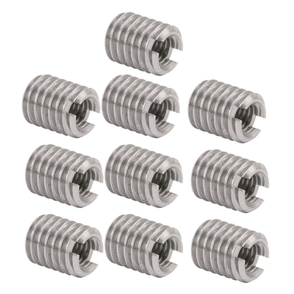 Thread Repair Tool Kit, 10pc Stainless Steel Inserts for Restoring Stripped Internal Threads