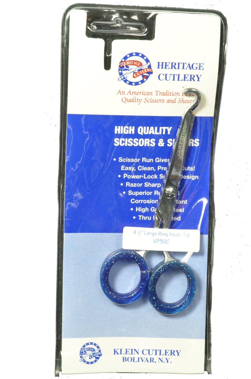 Thread Retrieving Scissors 4 1/2" VP50C, Heritage Cutlery
