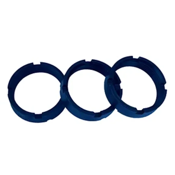 Thread Round Locknut Slotted Nut Retaining Castle Nut (Lot Of 3)