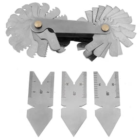 Thread Screw Pitch Gauge Set, Includes 60 55 Center Gauges, Durable Stainless