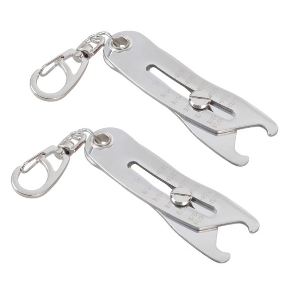 Thread Size Checker Verification Tool Bolts Size Finder Keychains Portable Nut Bolts Thread Gauge Identifier Keychains