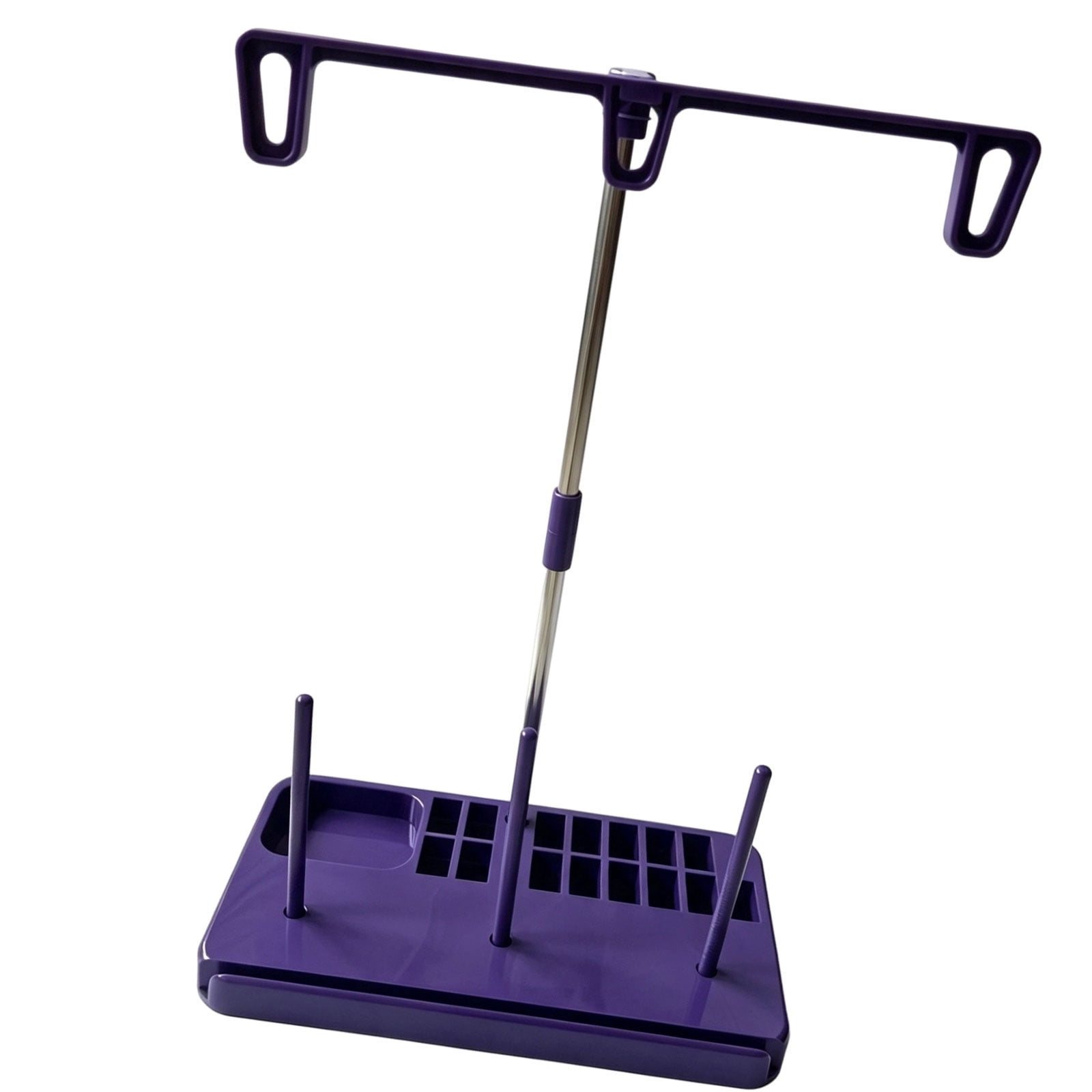 Thread Spool Holder Near Serger Workstations, Three Stand Design with ...