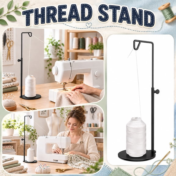 Thread Spool Stand Adjustable Cone Holder Sewing Machine Accessory For DIY Craft Quilting Supplies