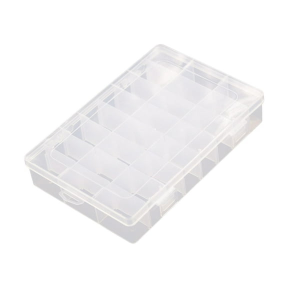 Thread Storage Box Embroidery Compartments Storage Case Sewing Thread Holder 24 Cells