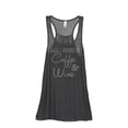 thumbnail image 1 of Thread Tank All I Need Is Coffee and Wine Women's Sleeveless Flowy Racerback Tank Top Charcoal X-Large, 1 of 5