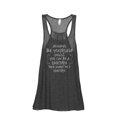 thumbnail image 1 of Thread Tank Always Be Yourself, Unicorn Women's Sleeveless Flowy Racerback Tank Top Charcoal 2X-Large, 1 of 5