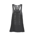 thumbnail image 1 of Thread Tank Arrows Evolution Women's Sleeveless Flowy Racerback Tank Top Charcoal Small, 1 of 5