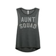 thumbnail image 1 of Thread Tank Aunt Squad Women's Sleeveless Muscle Tank Top Charcoal Medium, 1 of 4