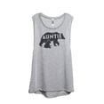 thumbnail image 1 of Thread Tank Auntie Bear Women's Fashion Sleeveless Muscle Tank Top Sport Grey Small, 1 of 4