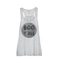thumbnail image 1 of Thread Tank BOO! Yall Women's Sleeveless Flowy Racerback Tank Top Sport Grey Large, 1 of 5