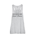 thumbnail image 1 of Thread Tank Bad Choices Make Good Stories Women's Sleeveless Flowy Racerback Tank Top Sport Grey Large, 1 of 5