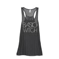thumbnail image 1 of Thread Tank Basic Witch Women's Sleeveless Flowy Racerback Tank Top Charcoal Small, 1 of 5