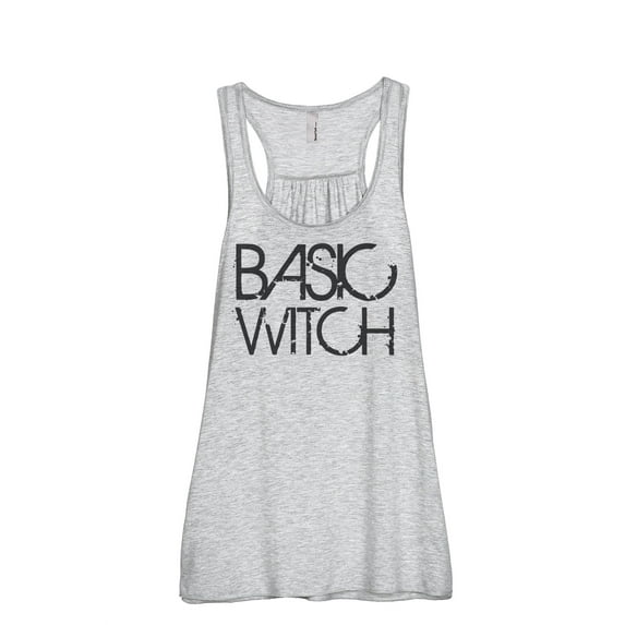 Thread Tank Basic Witch Women's Sleeveless Flowy Racerback Tank Top Sport Grey 2X-Large