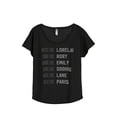 thumbnail image 1 of Thread Tank Be Like Gilmore Girl Women's Relaxed Slouchy Dolman T-Shirt Tee Heather Black Small, 1 of 4