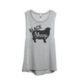 thumbnail image 1 of Thread Tank Black Sheep Women's Sleeveless Muscle Tank Top Sport Grey Small, 1 of 3