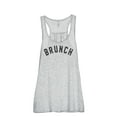 thumbnail image 1 of Thread Tank Brunch Women's Sleeveless Flowy Racerback Tank Top Sport Grey Medium, 1 of 5