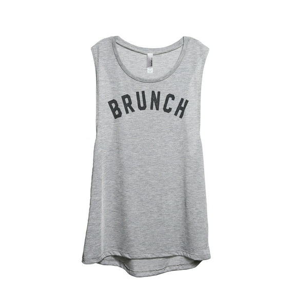 Thread Tank Brunch Women's Sleeveless Muscle Tank Top Sport Grey 2X-Large