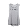 thumbnail image 1 of Thread Tank Burger Women's Sleeveless Muscle Tank Top Sport Grey Small, 1 of 4