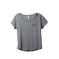 thumbnail image 1 of Thread Tank Bye. Women's Fashion Relaxed Slouchy Dolman T-Shirt Tee Heather Grey Small, 1 of 4