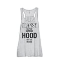 thumbnail image 1 of Thread Tank Classy Hood Women's Sleeveless Flowy Racerback Tank Top Sport Grey X-Large, 1 of 5