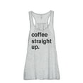 thumbnail image 1 of Thread Tank Coffee Straight Up Women's Sleeveless Flowy Racerback Tank Top Sport Grey Medium, 1 of 5
