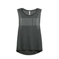 thumbnail image 1 of Thread Tank Compassion Rocks Women's Sleeveless Muscle Tank Top Charcoal X-Large, 1 of 4