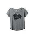 thumbnail image 1 of Thread Tank Corgi Dog Silhouette Women's Relaxed Slouchy Dolman T-Shirt Tee Heather Grey Large, 1 of 4