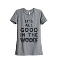 thumbnail image 1 of Thread Tank Designs - All Good In The Woods Women's Relaxed T-Shirt Tee, 1 of 5
