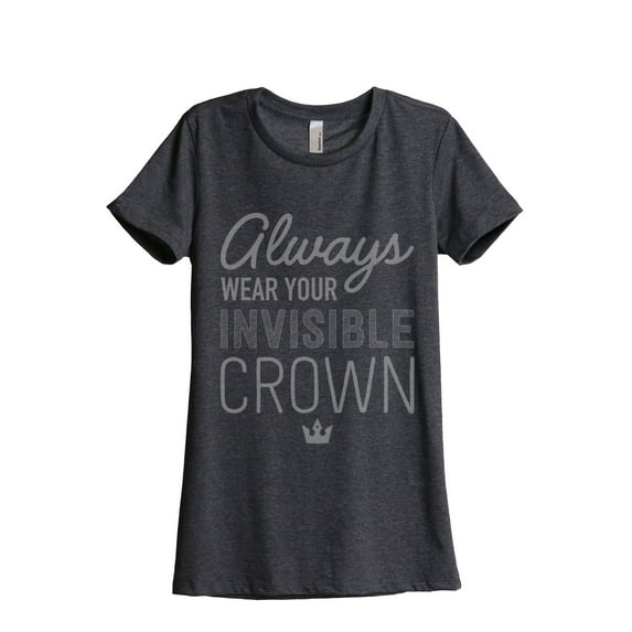 Thread Tank Designs - Always Invisible Crown Women's Relaxed T-Shirt Tee