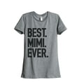 thumbnail image 1 of Thread Tank Designs - Best Mimi Ever Women's Relaxed T-Shirt Tee, 1 of 5