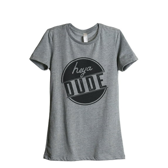 Thread Tank Designs - Heya Dude Women's Relaxed T-Shirt Tee