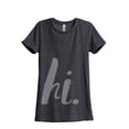 thumbnail image 1 of Thread Tank Designs - Hi Women's Relaxed T-Shirt Tee, 1 of 3