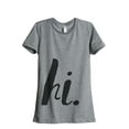 thumbnail image 1 of Thread Tank Designs - Hi Women's Relaxed T-Shirt Tee, 1 of 3