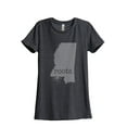 thumbnail image 1 of Thread Tank Designs - Home Roots State Mississippi Women Relaxed T-Shirt Tee, 1 of 5