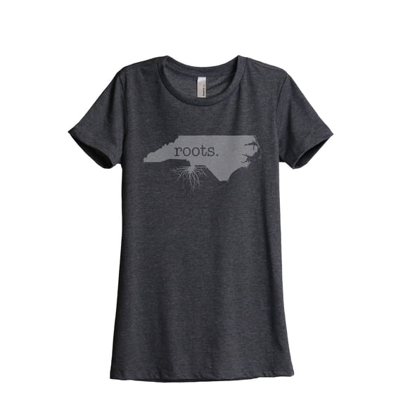 Thread Tank Designs - Home Roots State North Carolina Women Relaxed T-Shirt Tee