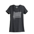 thumbnail image 1 of Thread Tank Designs - Home Roots State Oregon Women Relaxed T-Shirt Tee, 1 of 5