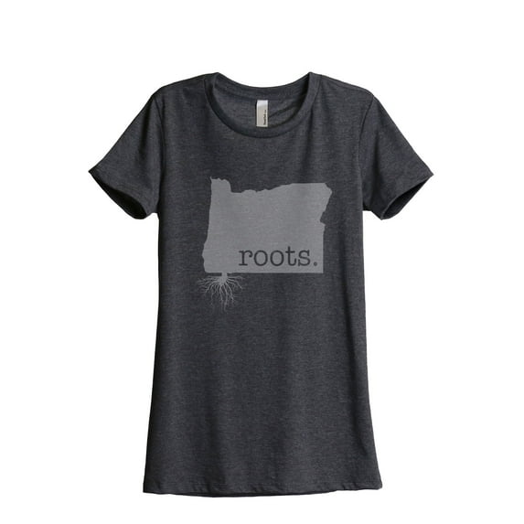 Thread Tank Designs - Home Roots State Oregon Women Relaxed T-Shirt Tee