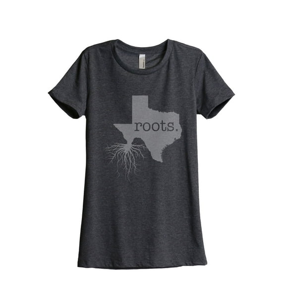 Thread Tank Designs - Home Roots State Texas Women Relaxed T-Shirt Tee