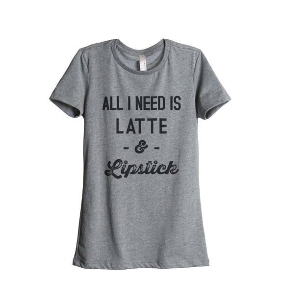 Thread Tank Designs - Lipstick and Latte Women's Relaxed T-Shirt Tee