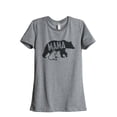 thumbnail image 1 of Thread Tank Designs - Mama Bear Mother To Be Women's Relaxed T-Shirt Tee, 1 of 3
