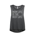 thumbnail image 1 of Thread Tank Designs - Mom Life Is The Best Life Women's Sleeveless Muscle Tank Top Tee, 1 of 4