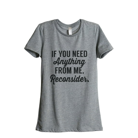 Thread Tank Designs - Reconsider Women's Relaxed T-Shirt Tee
