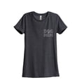 thumbnail image 1 of Thread Tank Dog Mom Women's Relaxed Crewneck T-Shirt Tee Charcoal X-Large, 1 of 4