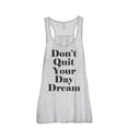thumbnail image 1 of Thread Tank Don't Quit Your Day Dream Women's Sleeveless Flowy Racerback Tank Top Sport Grey Small, 1 of 5