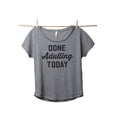 thumbnail image 1 of Thread Tank Done Adulting Today Women's Relaxed Slouchy Dolman T-Shirt Tee Heather Grey 3X-Large, 1 of 4