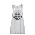 thumbnail image 1 of Thread Tank Done Adulting Women Sleeveless Flowy Racerback Tank Top, 1 of 4