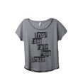 thumbnail image 1 of Thread Tank Faith Hope Dream Women's Relaxed Slouchy Dolman T-Shirt Tee Heather Grey Large, 1 of 4