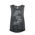 thumbnail image 1 of Thread Tank Faith Hope Dream Women's Sleeveless Muscle Tank Top Charcoal Medium, 1 of 4