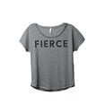 thumbnail image 1 of Thread Tank Fierce Women's Relaxed Slouchy Dolman T-Shirt Tee Heather Grey 3X-Large, 1 of 4
